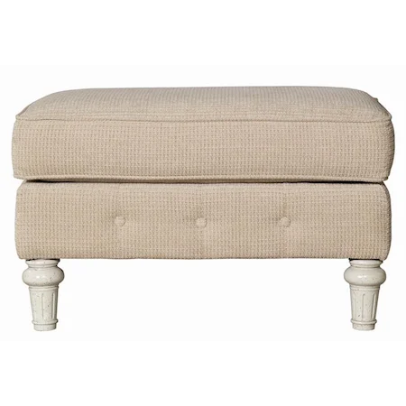 Button Tufted Ottoman